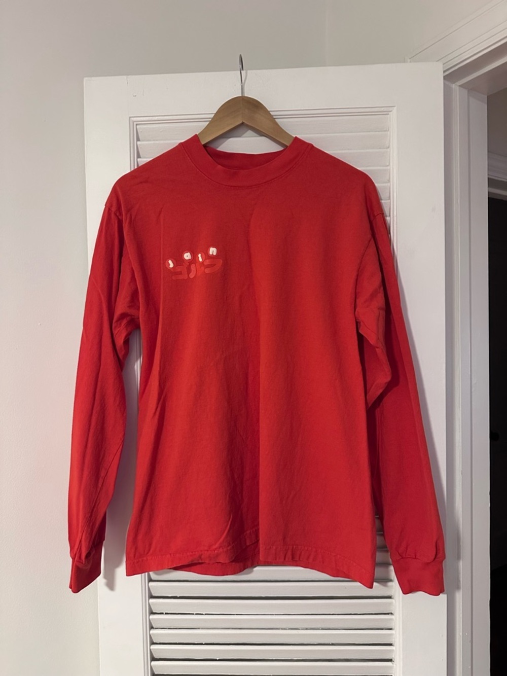 Jain Japan Red Long Sleeve Graphic Tee